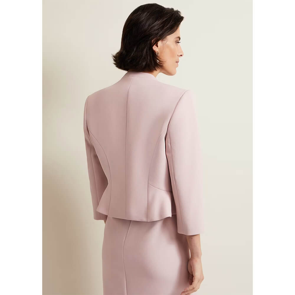 Two tone sale peplum jacket